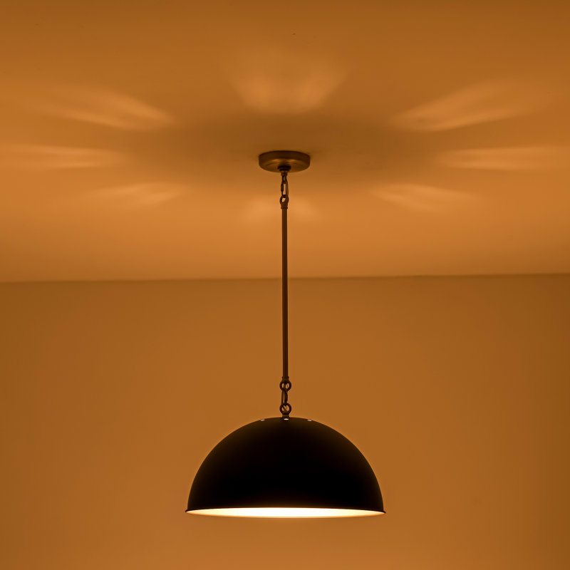 Lodi 1 - Light Dome Pendant, Matte Black