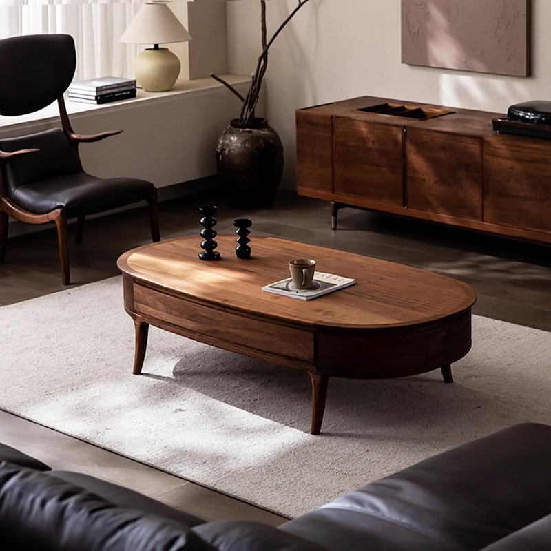 Table basse moderne simple ovale