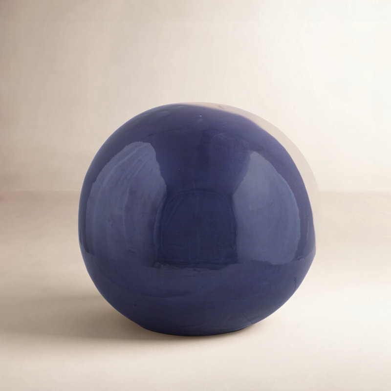 Sphère 12 po - bleu cobalt, Bleu, H 11,75 po x l 12 po x P 12 po