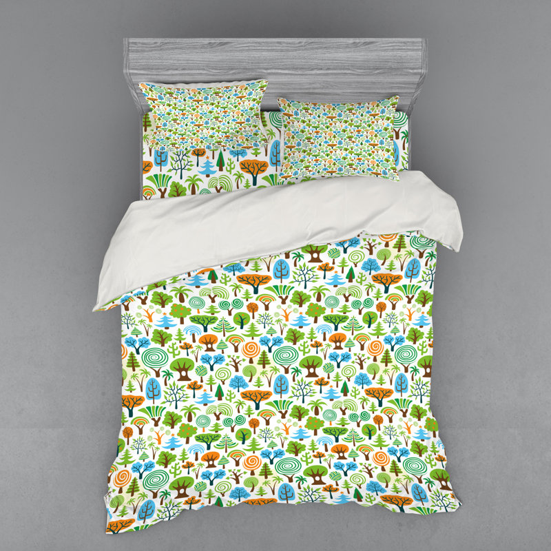 Farmhouse / Country Polyester Duvet Cover, Queen Duvet Cover + 3 Additional Pieces