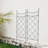 115cm H x 38cm W Metal Lattice Panel Trellis