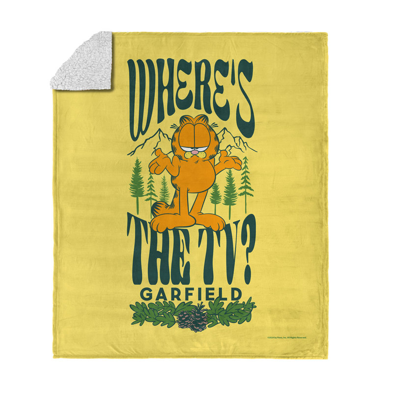 Jeté Nickelodeon Garfield Where's the TV