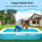 Plastic,Polypropylene Rectangle Inflatable Pool 22'' H x 22'' W x 120'' L