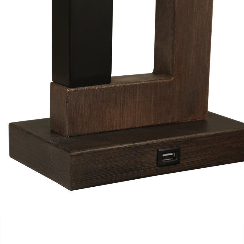 Tomisin USB Table Lamp, Black Barn
