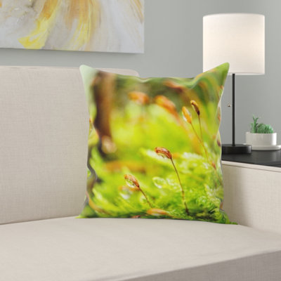 Microsuede Throw Pillow