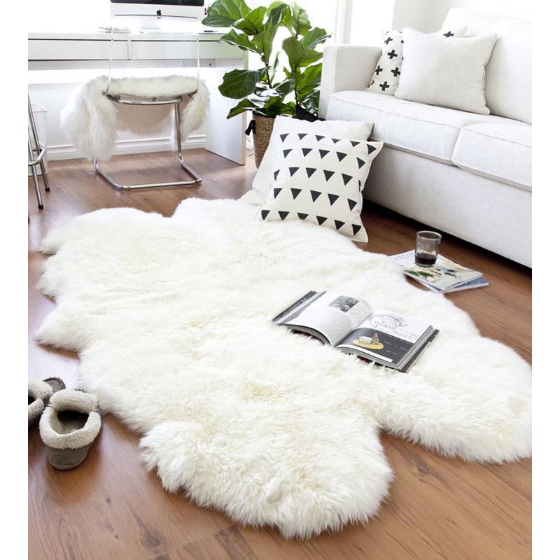 Tapis intérieur/extérieur ivoire new zealand Roxanna