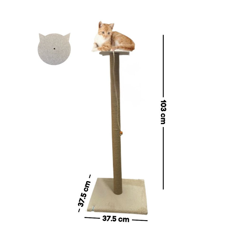 Grattoir pour chat, Beige