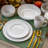 Orear Porcelain China Dinnerware Set 18 Piece - Service for 4