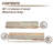 Arzie 2 Piece Pine Floating Shelf