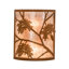 Rustic Lodge Flush Mounted Sconce
