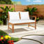Banc de jardin en bois Randee-663770652