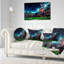 Joueur de football américain - Coussin décoratif imprimé sport