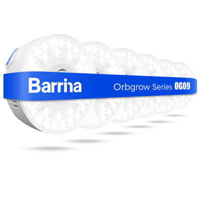 Barrina Orbgrow Og09 Puck Led Grow Light, 5000k 54w, éclairage de plantes pour plantes d'intérieur à spectre complet, 6 paquets