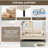 57.9" Velvet Loveseat Sofa,Upholstered Loveseat Couch With 2 Extra Soft Cushions & Convenient Side Storage,Comfortable And Stylish Two-Seater,Modern Sofa For Apartments, Studios, Offices & Small Spaces-499682889
