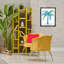 "Bold Blue Palm Tree", art mural sur toile flottante par Julie DeRice-1054545284-1054545287