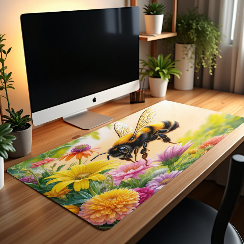 Polyester Desk Pad, 14.4x12.1