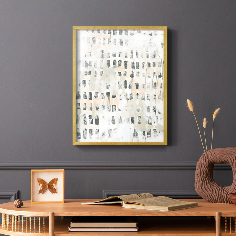 Sand Glyphs III, reproduction encadrée - bois massif, H 20 po x l 16 po x P 0,75 po