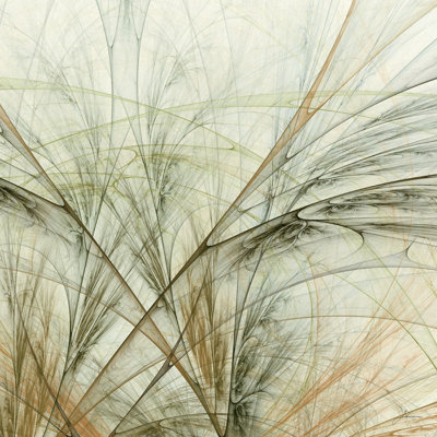 Fractal Grass VI by James Burghardt - Wrapped Canvas Print