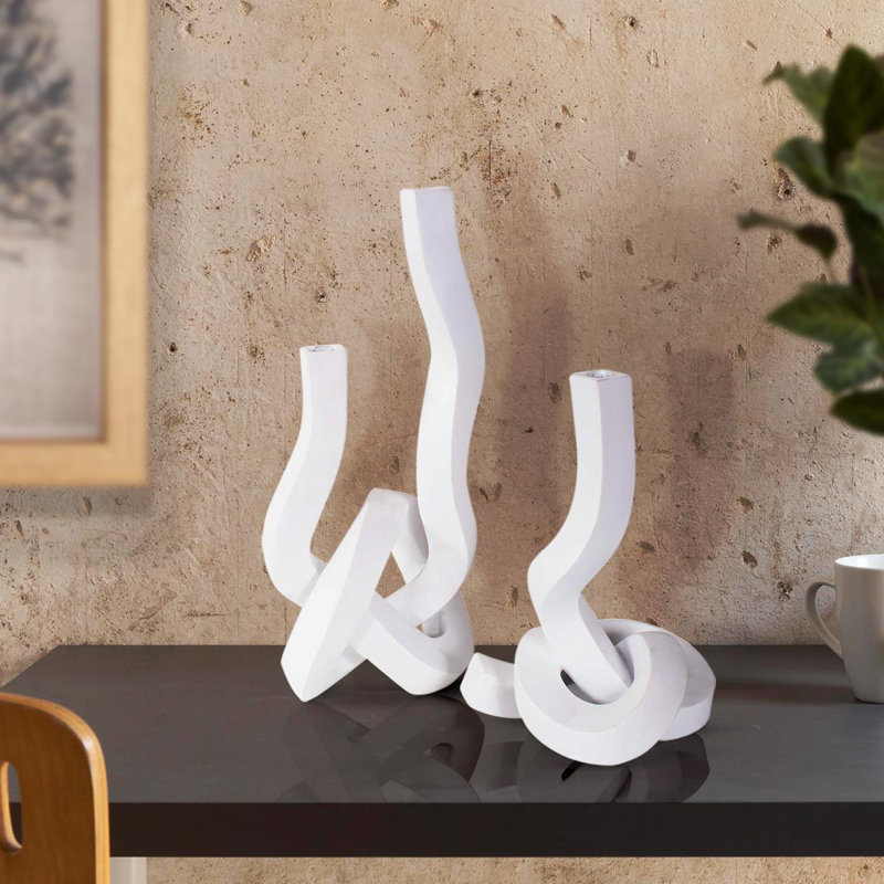 Montauk Abstract Double Candle Holder/Vase