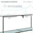 Pierre 72 Double, Freestanding, Open Shelf, Matte Black Metal Frame Bathroom Vanity