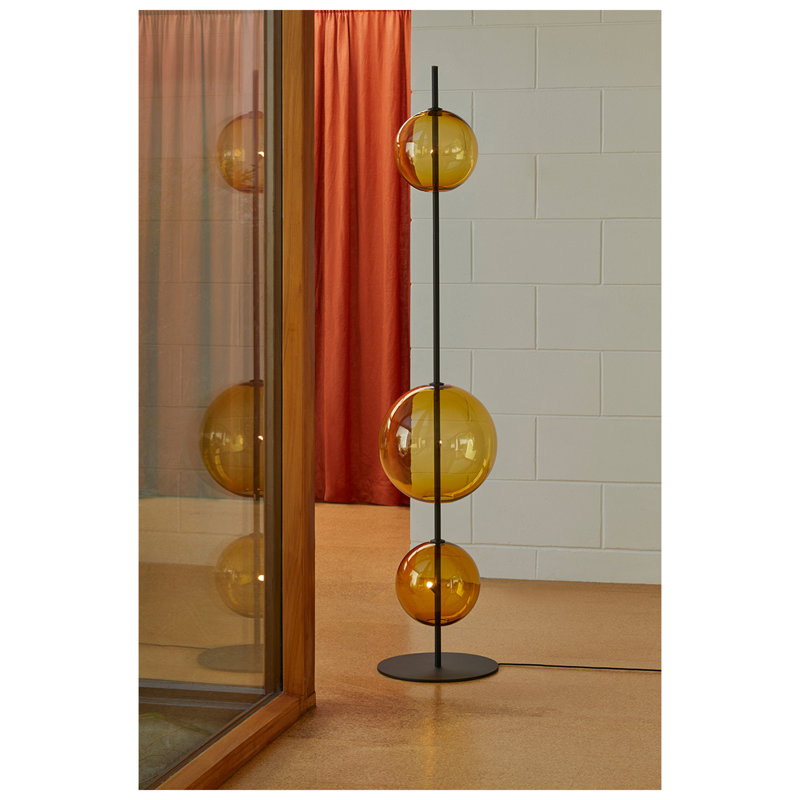 Point Floor Lamp Modular, Amber