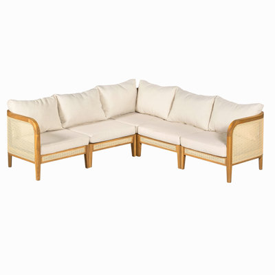 Outdoor 5 Seater V-Shaped Sofa