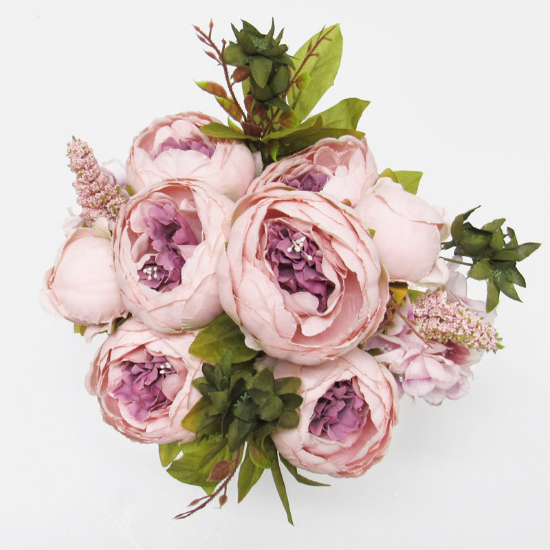 Buisson de pivoines de luxe mélangé, Rose mauve