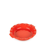 Appolia 12 Inch Ceramic Pie Dish Ecru