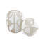 Art Decortif White Vase Set Of 2