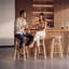 Swivel Bar Stool-1618610256
