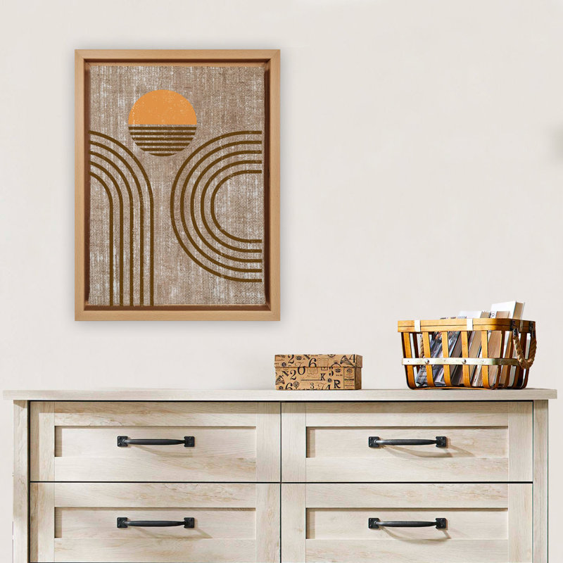 Decorative Canvas Painting, Wood