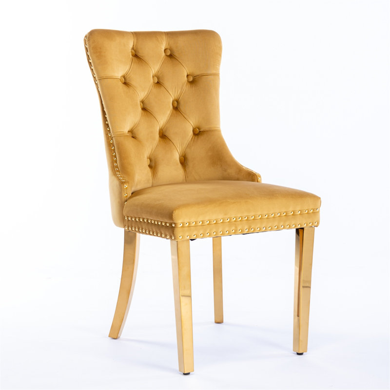 Chaise de salle à manger, Doré