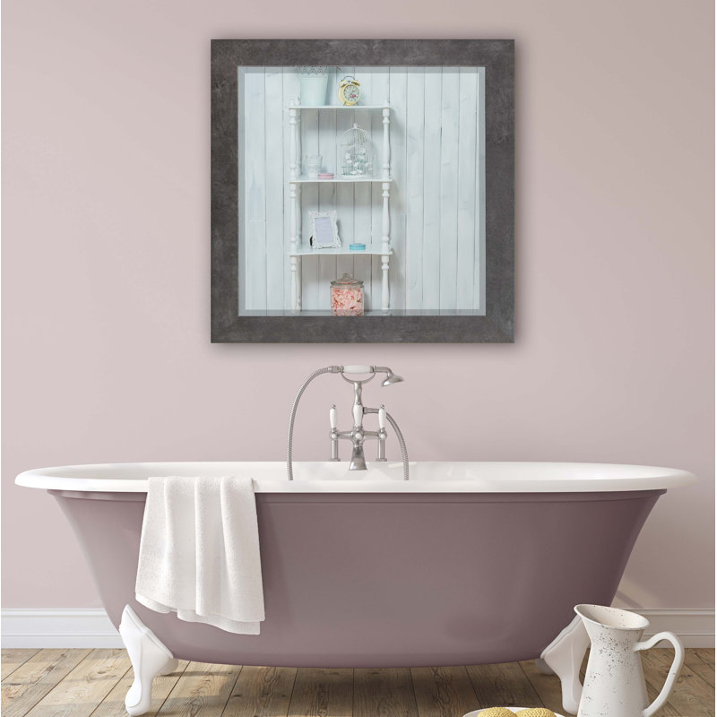 Miroir d'appoint mural, 35,5 po x 35,5 po