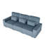 Canapé rembourré de 99 po Belmont, gris-858152571
