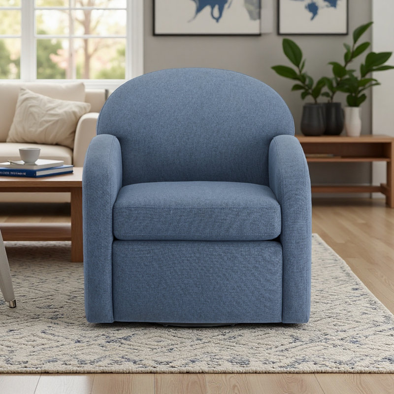 Chaise pivotante, Bleu