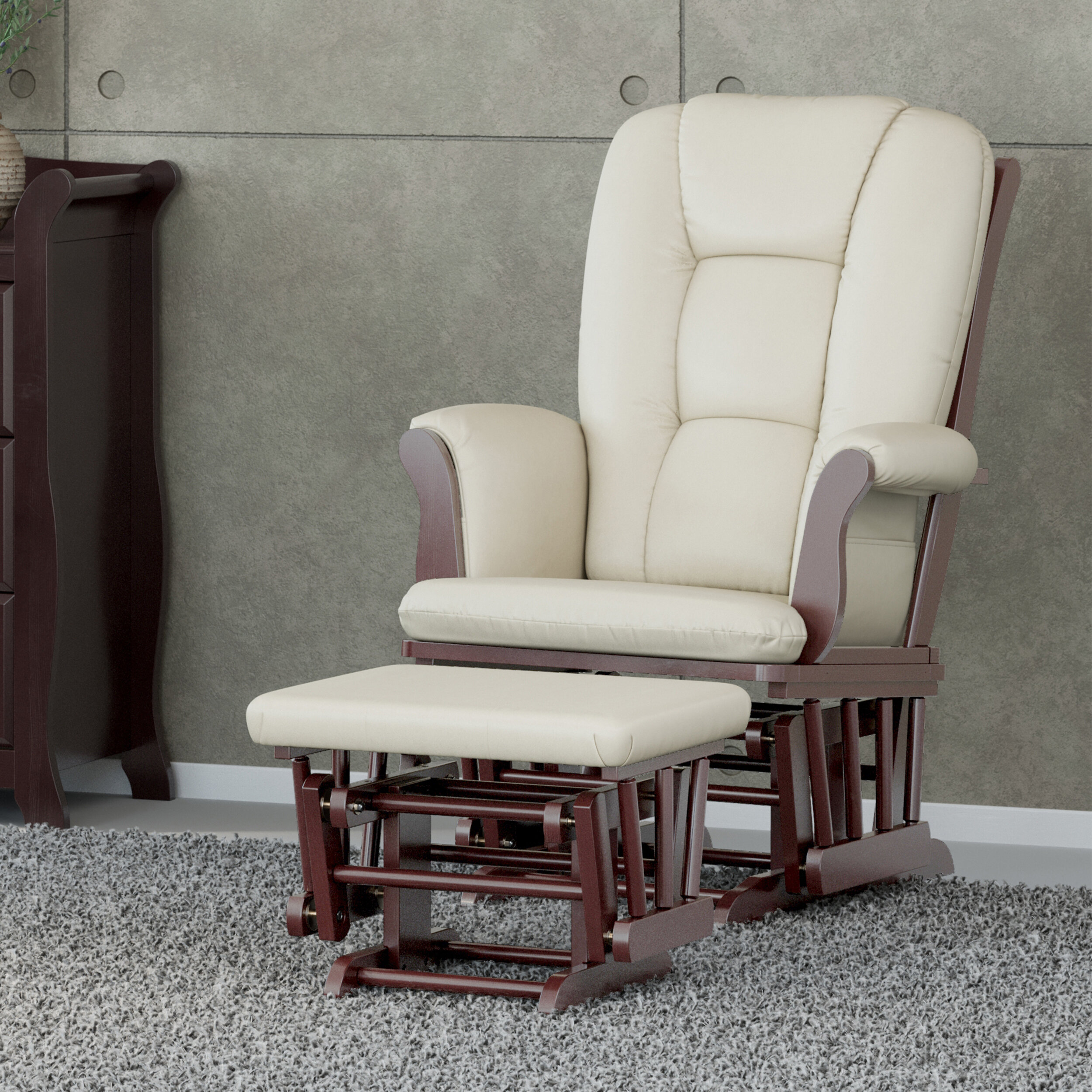 Tuscany Glider with Ottoman