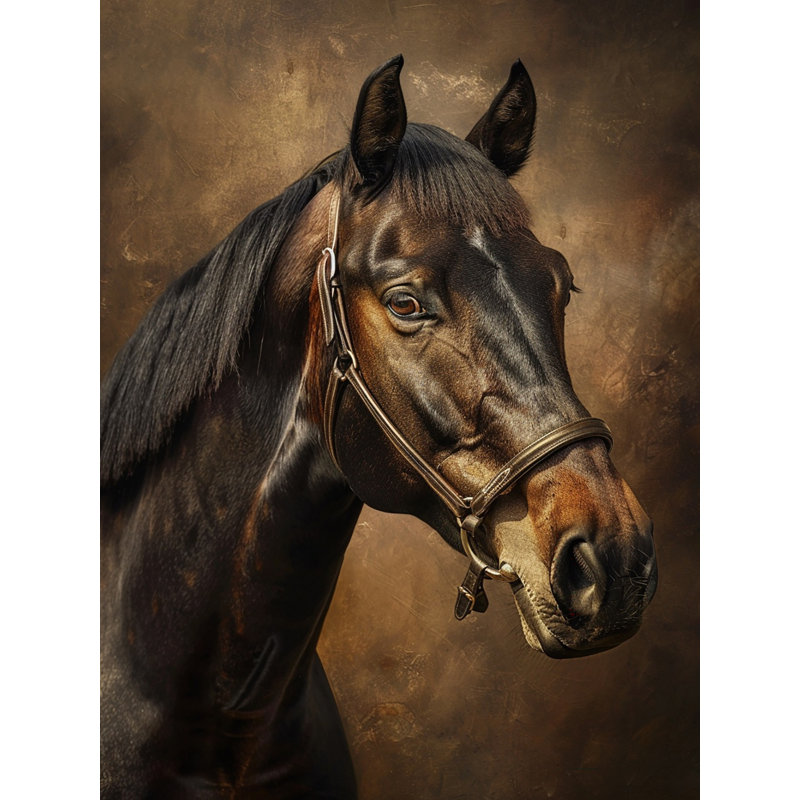 «Heritage Portrait Three», art mural sur toile tendue, L 12 po x H 16 po x P 1 po
