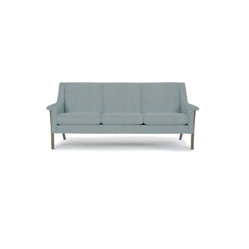 Arlo Sofa, Driftwood, Stone Polyester Blend