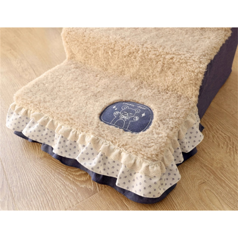 Escalier pour animaux de compagnie, H 15,35 po x l 17,71 po x P 23,62 po