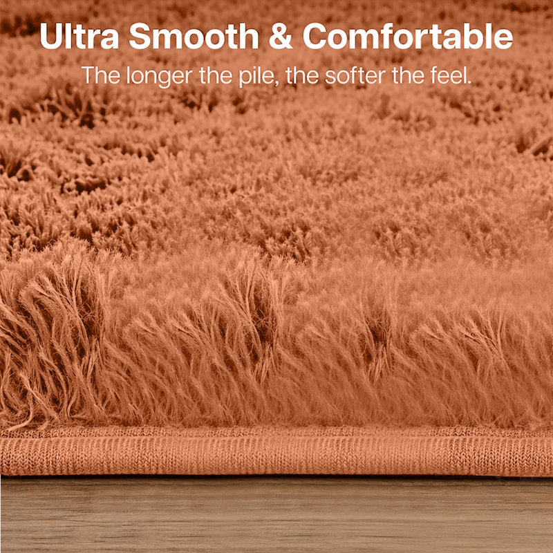 Soft Fluffy Indoor / Outdoor Living Room Large Area Rug, Rectangle 160 x 230 cm