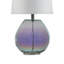 Lampe de table en verre irisé