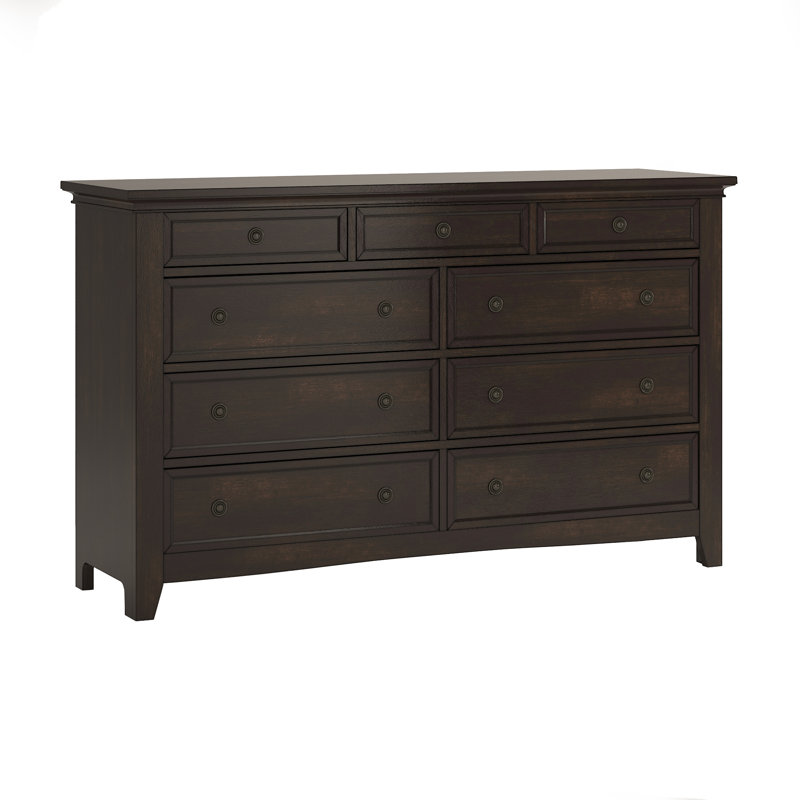 Commode 9 tiroirs Kingery , Noir