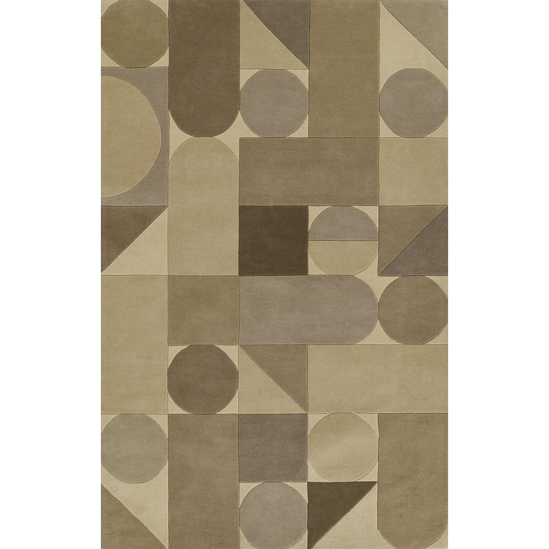 Delmar Wool Geometric Indoor Rug, Rectangle 8' x 10'