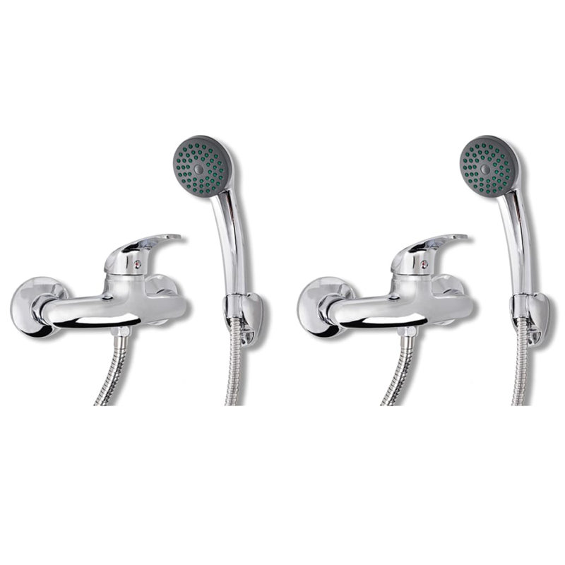Fiddlewood Wall Bath Shower Mixer Bath Filler with Diverter