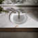 Bryant Ceramic Oval Drop-In Bathroom Sink with Overflow
