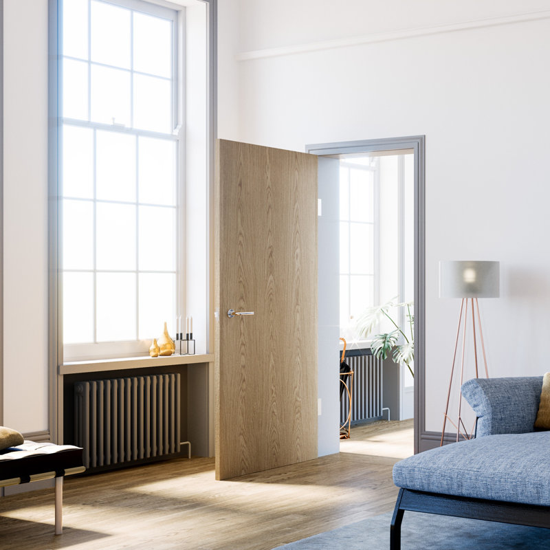 Fire Door Lacquered, 198.1cm H x 83.8cm W x 5.4cm D