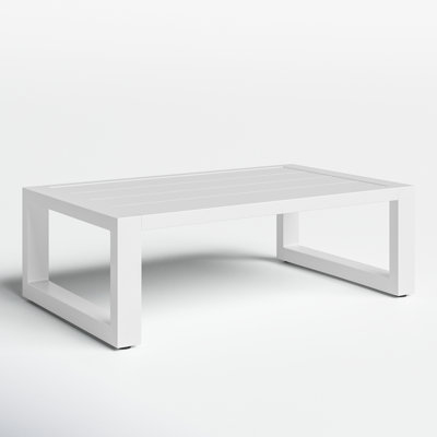 Camela 54.13'' Aluminum Outdoor Coffee Table