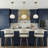 Poe 1-Light Dimmable Steel Pendant Light with Glass Shade
