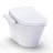 TOTO® WASHLET®+ AP Wall-Hung Elongated Toilet and WASHLET S2 and DuoFit® In-Wall 0.9 and 1.28 GPF Dual-Flush Tank System, Matte Silver - CWT4263346CMFG#MS