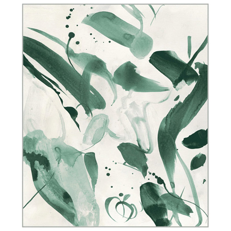 Green Terrazzo 3 Painting by Thom Filicia, Green